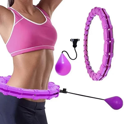 Adjustable Sport Hoops Abdominal Thin Waist Exercise Detachable Massage Hoops Fitness Equipment Gym Home Training Weight Loss