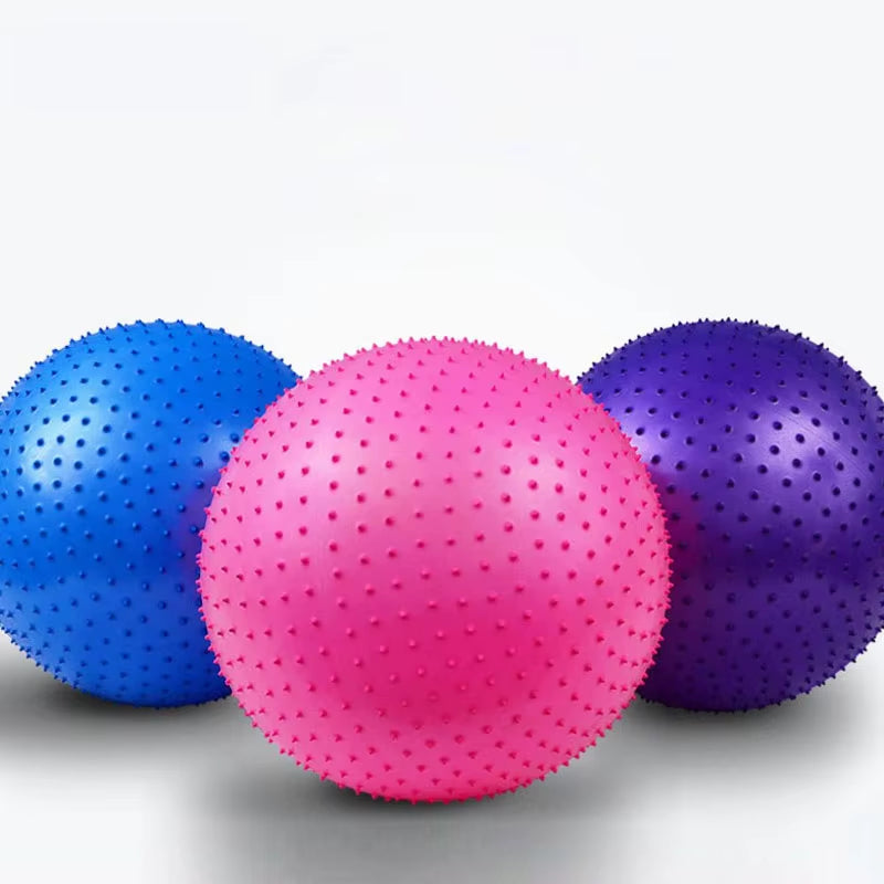 45CM Point Massage Ball Yoga Ball with Pump Hedgehog Fitness Balls Fitball Pilates Balance Training Sport GYM