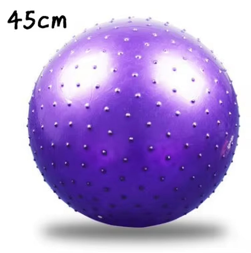 45CM Point Massage Ball Yoga Ball with Pump Hedgehog Fitness Balls Fitball Pilates Balance Training Sport GYM