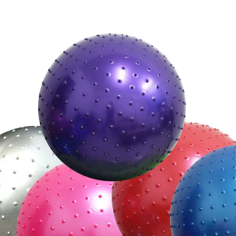 45CM Point Massage Ball Yoga Ball with Pump Hedgehog Fitness Balls Fitball Pilates Balance Training Sport GYM