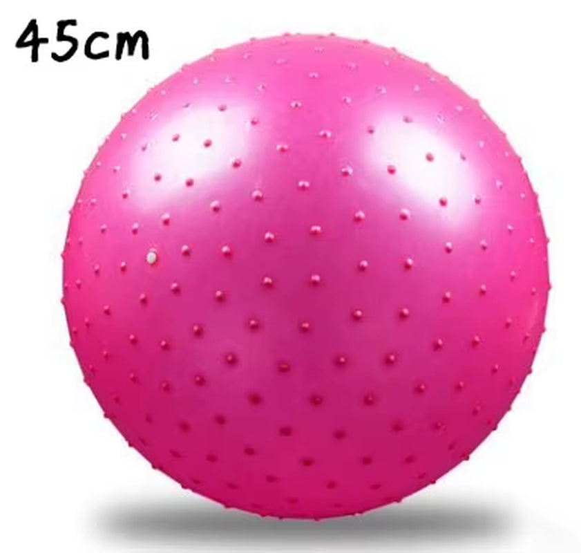 45CM Point Massage Ball Yoga Ball with Pump Hedgehog Fitness Balls Fitball Pilates Balance Training Sport GYM